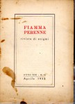 Fiamma Perenne rivista di enigmi Anno XXI  N 14  Aprile 1953