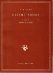 Ultime poesie a cura di Leone Traverso