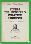 Storia del pensiero politico europeo dal XIX al XX secolo volume secondo