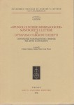 Opuscoli e schede mineralogiche manoscritti e lettere di Ottaviano Targioni Tozzetti conoscenze naturalistiche a Firenze tra sette e ottocento