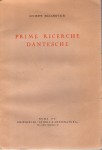 Prime ricerche dantesche