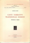 Canti narrativi tradizionali romeni studio e testi