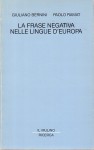 La frase negativa nelle lingue d'Europa