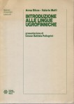 Introduzione alle lingue ugrofinniche presentazione di Giovan Battista Pellegrini