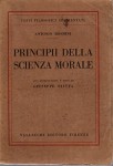 Principii della scienza morale