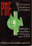 Esercizi a corpo libero obbligatori nell'anno XVII per gli alunni dalla quarta ginnasiale in avanti e classi corrispondenti degli altri tipi di scuola