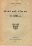 Gli studi storici in Toscana nel secolo XIX
