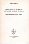 Filosofia e cultura a Mantova nella seconda metà del settecento i manoscritti filosofici dell'Accademia Virgiliana