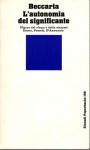 L'autonomia del significante figure del ritmo e della sintassi Dante Pascoli D'Annunzio