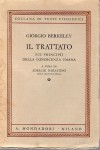 Il trattato sui principii della conoscenza umana