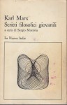 Scritti filosofici giovanili a cura di Sergio Moravia