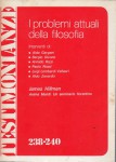 I problemi attuali della filosofia