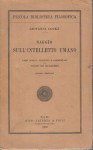 SAGGIO SU L'INTELLETTO UMANO passi scelti