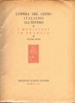 I MUSICISTI IN FRANCIA  DALLE ORIGINI AL SECOLO XVII      VOLUME PRIMO