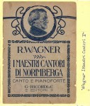 I MAESTRI CANTORI DI NORIMBERGA  Canto e piano