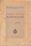 SAGGI SULLE NAZIONALITà