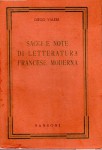 SAGGI E NOTE DI LETTERATURA FRANCESE MODERNA