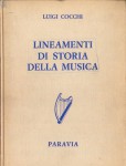 LINEAMENTI DI STORIA DELLA MUSICA