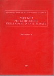SERVIZIO PER LE RICERCHE DELLE OPERE D' ARTE RUBATE. Bollettino 4.