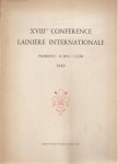 XVIII CONFERENCE LAINIERE INTERNATIONALE. FIRENZE 1949