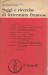 SAGGI E RICERCHE DI LETTERATURA FRANCESE. VOL II