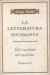 LA LETTERATURA SOCIALISTA DAL REALISMO ALL'ESTETISMO