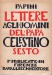 Lettere agli uomini di Papa Celestino sesto