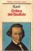 Critica del giudizio