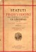 Statuti e provvisioni del castello e comune di Livorno (1421 - 1581)