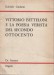 Vittorio Betteloni e la poesia verista del secondo ottocento