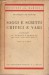 SAGGI SCRITTI E CRITICI E VARI.VOL.VI. LA SCUOLA LIBERALE
