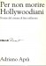 Per non morire Hollywoodiani notizie dal cinema di fine millennio