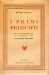 I primi principii