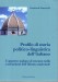 Profilo di storia politico linguistica dell'italiano l'apporto padano al toscano nella costruzione dell'idioma nazionale