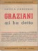 Graziani mi ha detto