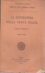 La letteratura della nuova Italia Saggi critici Vol III