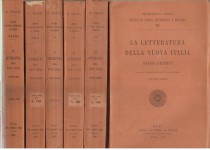 La letteratura della nuova Italia Saggi critici