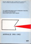 Annale 2 1981 1982 Le campagne emiliane in periodo fascista.Materiali e ricerche sulla battaglia del grano