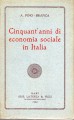 Cinquant'anni di economia sociale in Italia