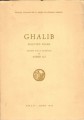 Ghalib selected poems translated with an introduction by Ahmed Ali