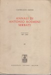 Annali di Antonio Rosmini Serbati volume secondo 1817 1822