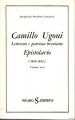 Camillo Ugoni letterato e patriota bresciano epistolario 1818 1842 volume terzo