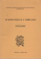 D'annunzio e l'Abruzzo atti del X convegno di studi dannunziani