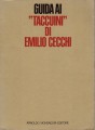 Guida ai taccuini di Emilio Cecchi