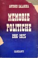 Memorie politiche 1916-1925