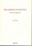 Per Alberto Nocentini ricerche linguistiche