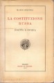 La costituzione Russa diritto e storia