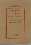 Lessicologia e lessicografia atti del convegno della cosietà italiana di glottologia Chieti-Pescara ottobre 1995