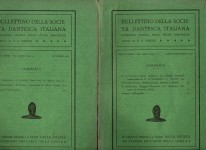 Bullettino della società dantesca italiana rassegna critica degli studi danteschi diretti da E G Parodi nuova serie XXIII fasc 1-2-3-4