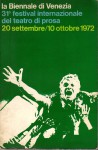 31 festival internazionale del teatro di prosa 1972